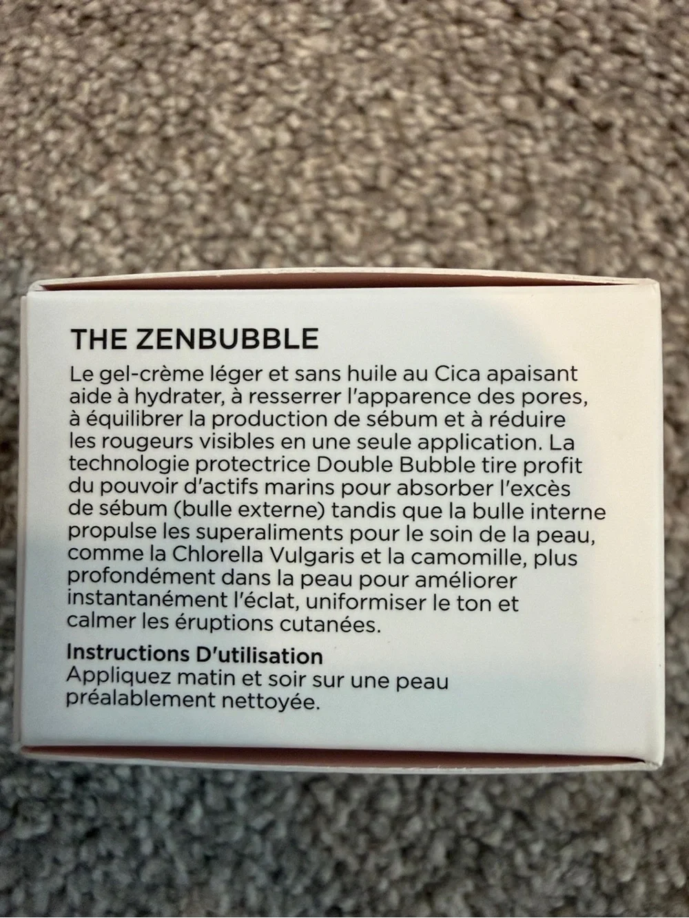 BeautyBio Zenbubble calming gel cream travel size 0.34oz